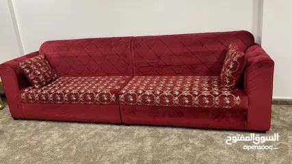  1 Red Comfy Sofa