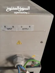  5 اجهزة تنظيم كهرباء عاليةVoltage Regulator القدره صناعه اسبانيه 10000 وات عدد 2 السعر للجهازين