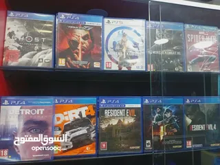  2 سيديات بلايستيشن فور و فايف جديد و مستعمل