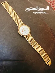  6 ساعة أصلية تحفه Crovana SWISS MADE مذهب كوارتز