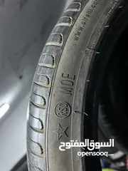  6 /-: اطارات برللي مستعملة بحالة جيدة /:- قياس  /:- الأمامي 245/40/19  /:- الخلفي 275/35/19 /:- العدد4