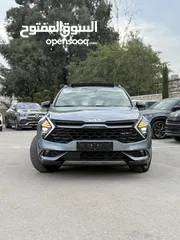  2 كيا سبورتاج GT Line ترخيص 2022 محرك 1600 هايبرد plug in/يقطع على الشحنه 65 كيلو متر  271 حصان