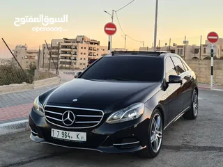  22 Mercedes Benz E200 / W212  فل إضافات مع بانوراما / صالون جلد بني عداد حقيقي 102,000 K.M / فحص نخب