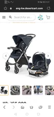  1 Chicco stroller with car seat