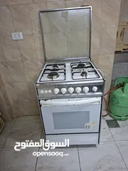  1 غساله فل اوتوماتيك  وثلاجة وغاز أربعة عيونمستعمل بحالة جيدة