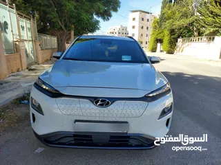  17 هيونداي كونا كهربائية بحال الوكاله Hyundai Kona 2019 electric ممشى قليل