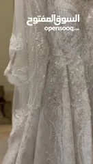  8 فستان زفاف  قياس مديوم