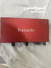  1 كرت صوت من شركه Focusrite فخم جدا