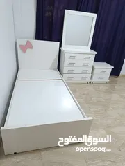  2 غرفة نوم بناتي او ولادي خشب لاتيه ثقبل