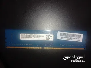  1 رامات 4GB السرعه 2600MZ جديد استخدام بسيط جداً  رامات 4GB السرعه 2600MZ جديد استخدام بسيط جداً