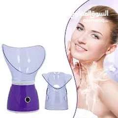  1 جهاز بخار  تنظيف الوجه و ترطيب البشره و شدها و حيويتها و نظارتها  من اول استخدام