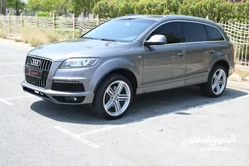  3 0% DP - AUDI Q7 S-LINE 3.0SC 2015 - FIRST OWNER - WELL MAINTAINED - GCC