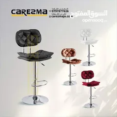  1 كرسي ستول مطبخ هيكل كروم كرسي عالي كرسي بار كرستال مطبخ بافضل سعر