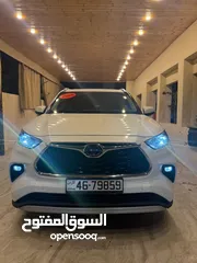  2 تويوتا هايلاندر بلاتينيوم أعلى صنف بالاضافات بانوراما 2020 جمرك جديد ب فحص 3 جيد بسعر  مغري قابل