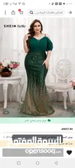  1 فساتين شي ان استخدام مره وحده البيع بنصف سعر النيلي قياس 1xl في 30 الازرق السماوي قياسL الاخضر 1xl
