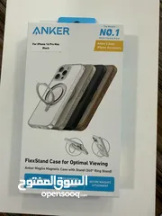  2 كفر انكر الأصلي ماج سيف آيفون 16 برو ماكس Anker FlexStand case for Optimal viewing IPhone 16 Pro Max