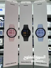  1 Samsung Watch FE (2024) ساعة سامسونج واتش قياس 40مم متوفرة باللون الاسود و الزهري و الازرق جديدة