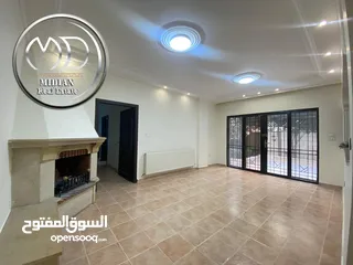  3 شقة ارضية فارغة للايجار خلدا  مساحة 230م مع ترس و حديقة 300م تشطيبات و ديكورات سوبر ديلوكس