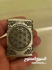  6 Zippo Lighter - Armor Tree of Life Antique Silver