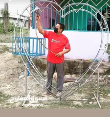 20 مراجيح ومداخل زهور قوسي