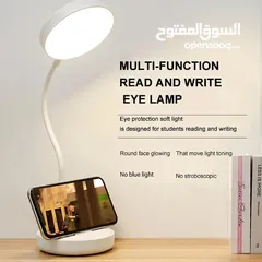  1 مصباح مكتب قابل لاعادة الشحن للدراسة