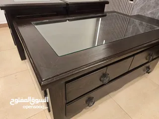  12 طقم طاولات موديل امريكي ج 3قطع تحفة فنيه خشب سويد بسعر مغري جدا