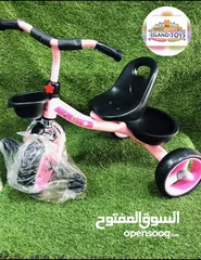  1 دراجات ثلاثية للاطفال موديلات رائعة مع موسيقى واضاءة والعاب