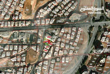  2 قطعة ارض للبيع غرب عمان وادي السير واجهه 27م على شارع 20م