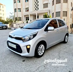  1 كيا مورنينج 2019 فل بصمة  عداد أصلي (27) ألف كيلو