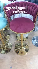  2 جديد وحصري .......  كراسي استول التركي  استالس ذهبي  جك بحمل وزن 150k بشكل جديد  خدمه توصيل عمان ومح