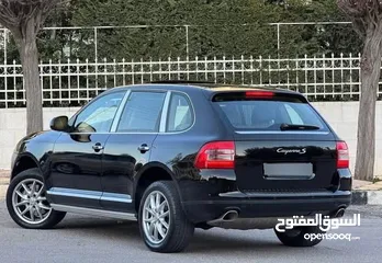  3 بورش كيان اس Porsche Cayenne S موديل 2006 لون زيتي ماجِك فُل أوبشن مميز بحال الشركة للبيع