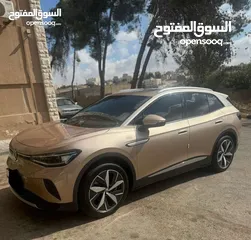  12 فولكسفاجن ID4 electric كهربائي- cross PURE +  - موديل 2022  لون ذهبي