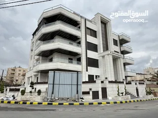  2 شقة مع روف دوبليكس باطلالة مميزة مساحة 200م وروف 120م مع 50 م ترس بخلدا (مشروع 118)