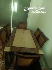  2 طاولة سفرة رخام
