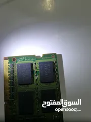  5 حبيتين رام لابتوب Ram DDR3 1600MHz للبيع (2GB+2GB)