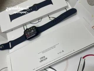  8 -Apple Watch series 9, 45mm, Midnight Aluminium Case, GPS -Band Sport M/L -USB- C Charging Cable
