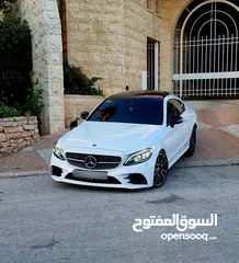  2 مرسيدس C300 2020/ فل مسكر بانوراما عداد ديجتال فرش عسلي / ولا جرام بويا / بالكررراتين وكالة
