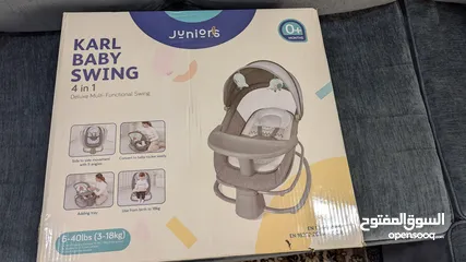  4 Juniors karl baby swing with box