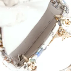  9 Christian Dior Micro Lady Dior with Small Trunk Multicolor Embroidered Calfskin Light Gold Hardware