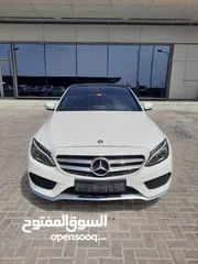  1 مرسيدس 2015 أبيض C200 خليجي Mercedes 2015 White C200 GCC