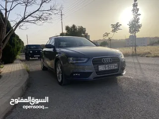  7 Audi A4 1.8 T 2015  فحص كااامل بحالة ممتازة وارد الوكالة الأردنية  فل اوبشن