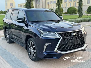  3 لكزس LX 570 s سبورت خليجي 2018 اللون ديواني كحلي مميز