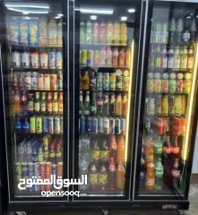  1 ثلاجة عرض محلات ثلاثة ابواب مديل 2025