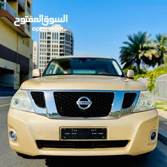  2 NISSAN PATROL LE 2012 MODEL GOLD GCC SPECS REF.5821