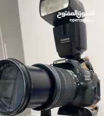 3 كاميرة كانون D600 شبه جديد مع جميع اغراضها
