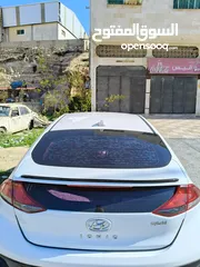  4 هيونداي ايونيك 2018 فحص للبيع لون ابيض جمرك2022 مالك واحد في الاردن