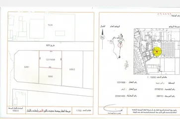  1 ارضين صناعبتين للبيع تقعان على شارعين برأس زويد