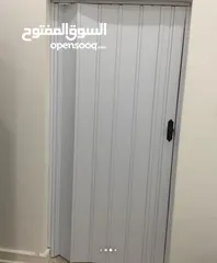  1 تركيب ابواب اكورديون(هندي)