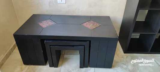  6 طاولة تلفزيون وطاولة وسط
