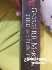  2 كتاب fire and blood اوريجينال كوبي